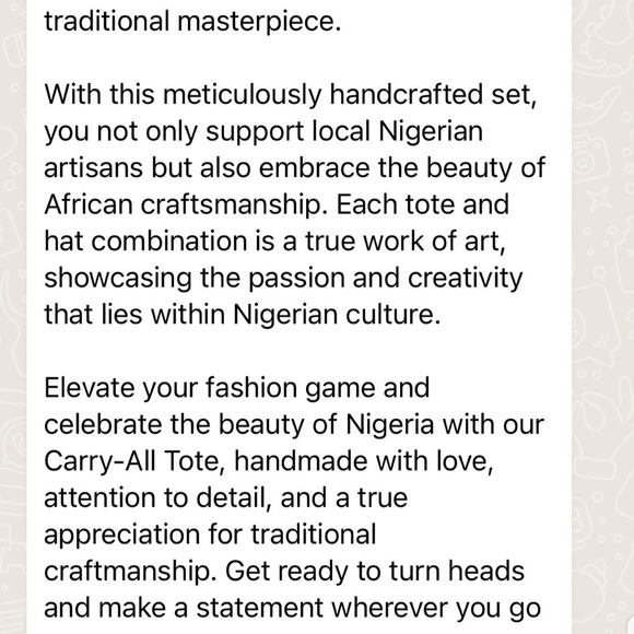 💕Kweenzyafrik Ankara printed handmade Keimie  Carry all Tote hat set - Picture 11 of 15